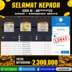 JACKPOT SLOT GACOR MAIN MAHJONG WAYS 04 NOVEMBER 2025