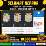 JACKPOT SLOT GACOR MAIN MAHJONG WAYS 2 13 DESEMBER 2025