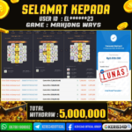 JACKPOT SLOT GACOR MAIN MAHJONG WAYS 31 DESEMBER 2025