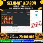 JACKPOT SLOT GACOR MAIN GATES OF OLYMPUS SUPER SCATER 13 JANUARI 2026